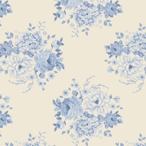 Tilda Patchwork Stoff Baumwolle - Sunday Brunch - Mia Blue